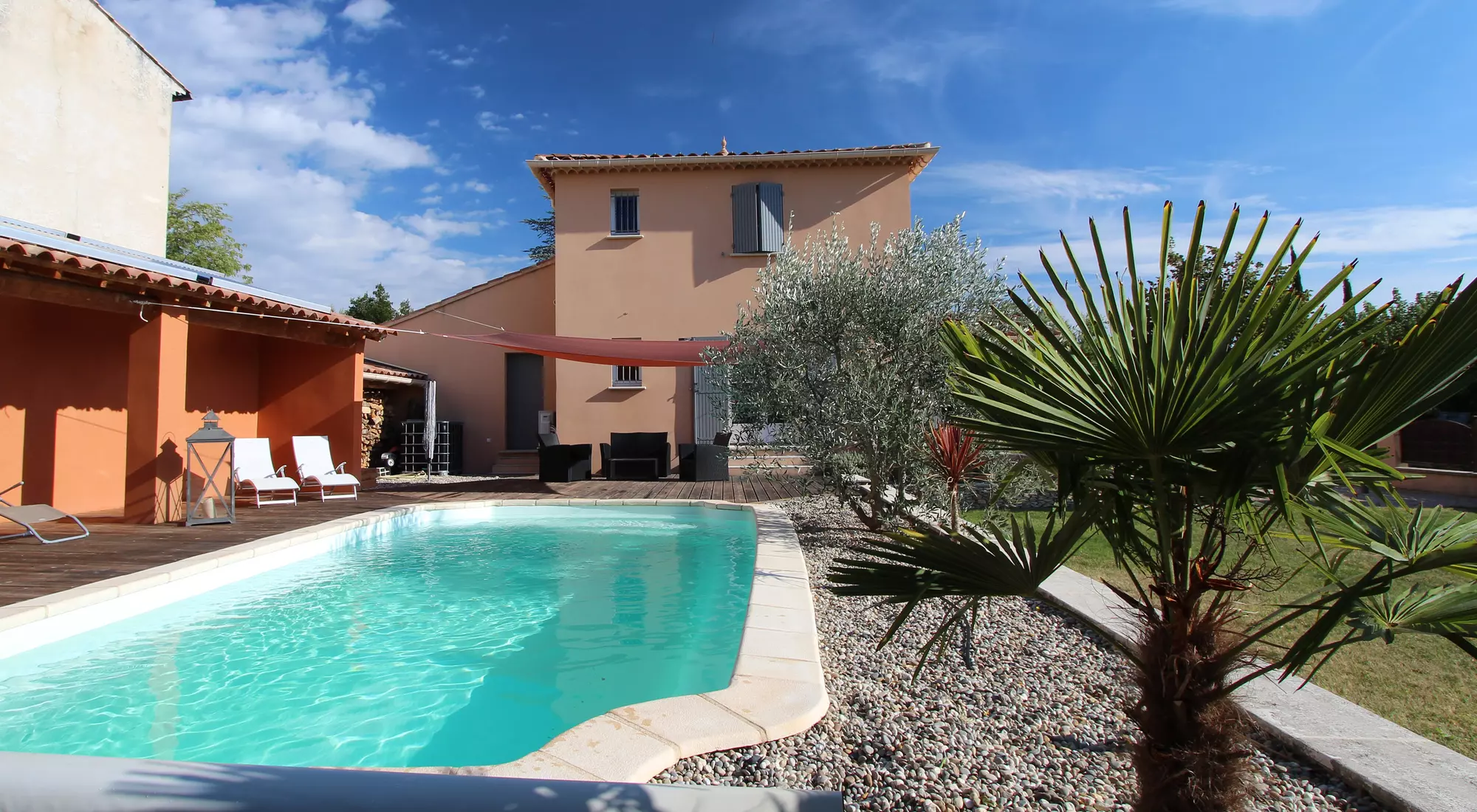 Modern villa with pool