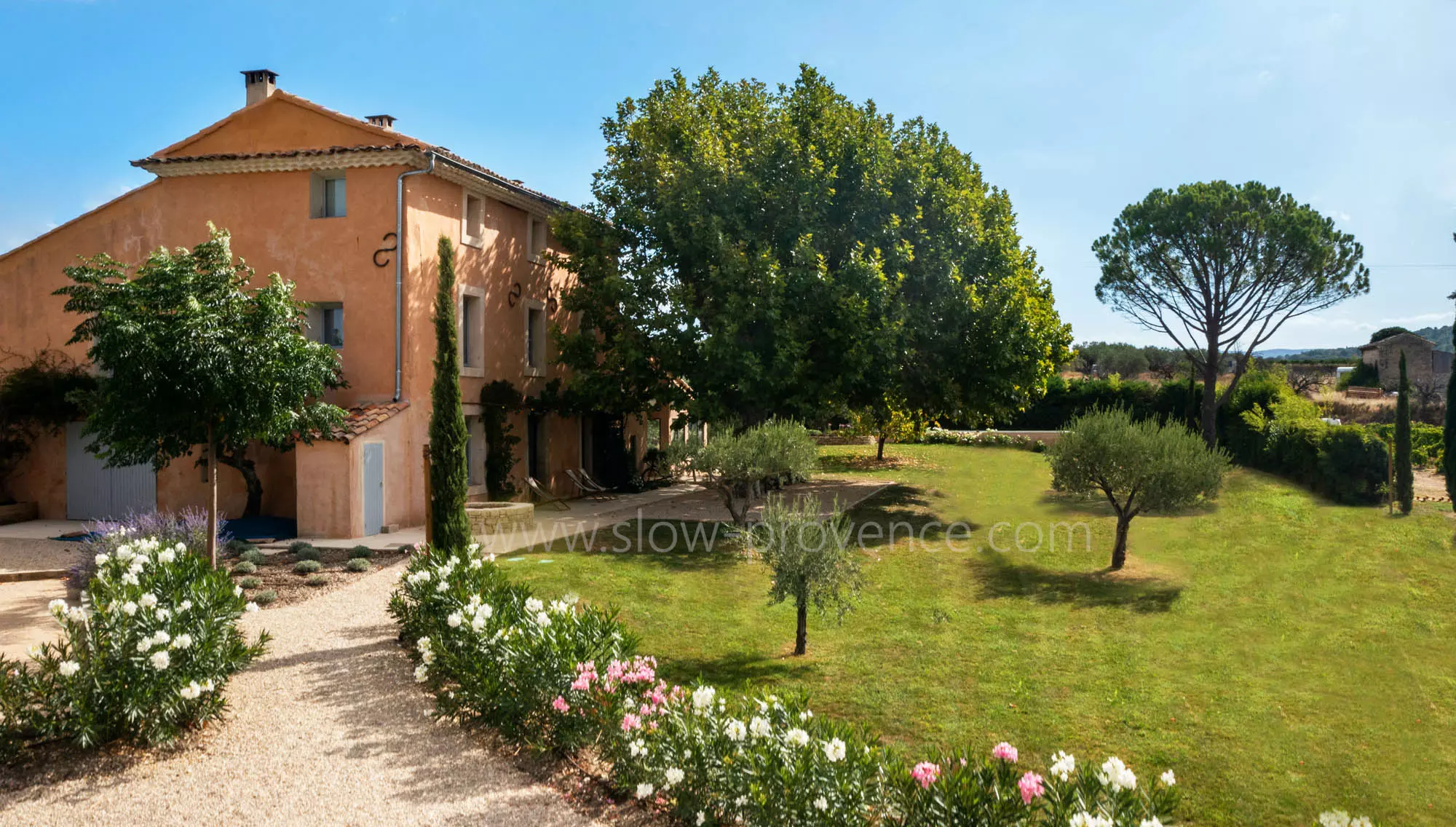 Traditional farmhouse with large garden