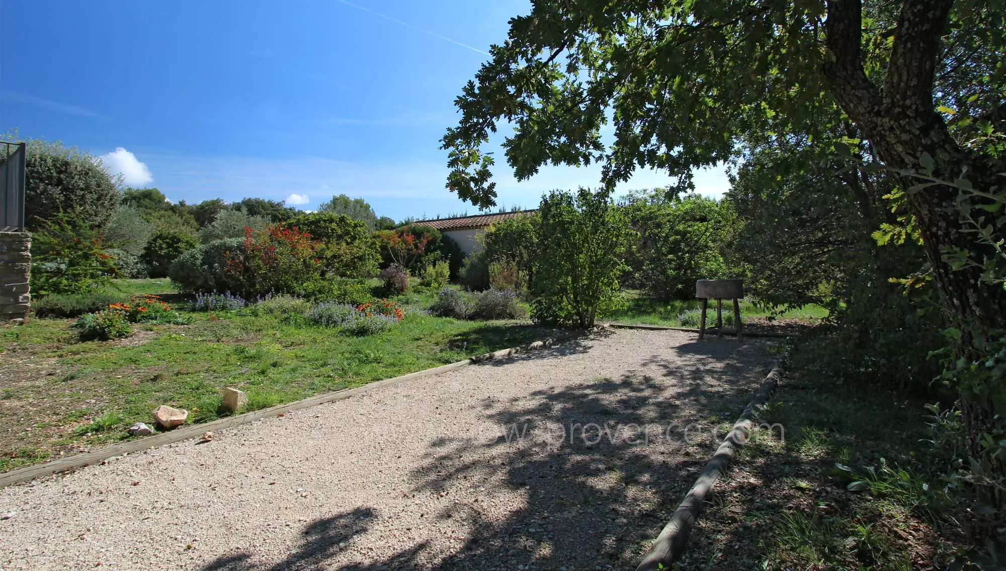 Large enclosed garden