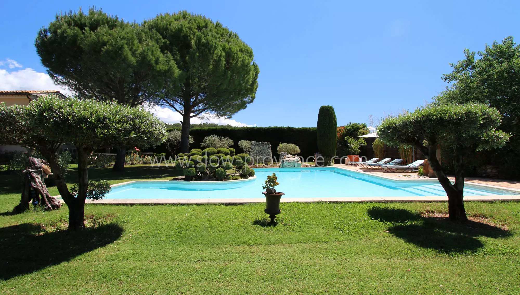 Large private swimming-pool