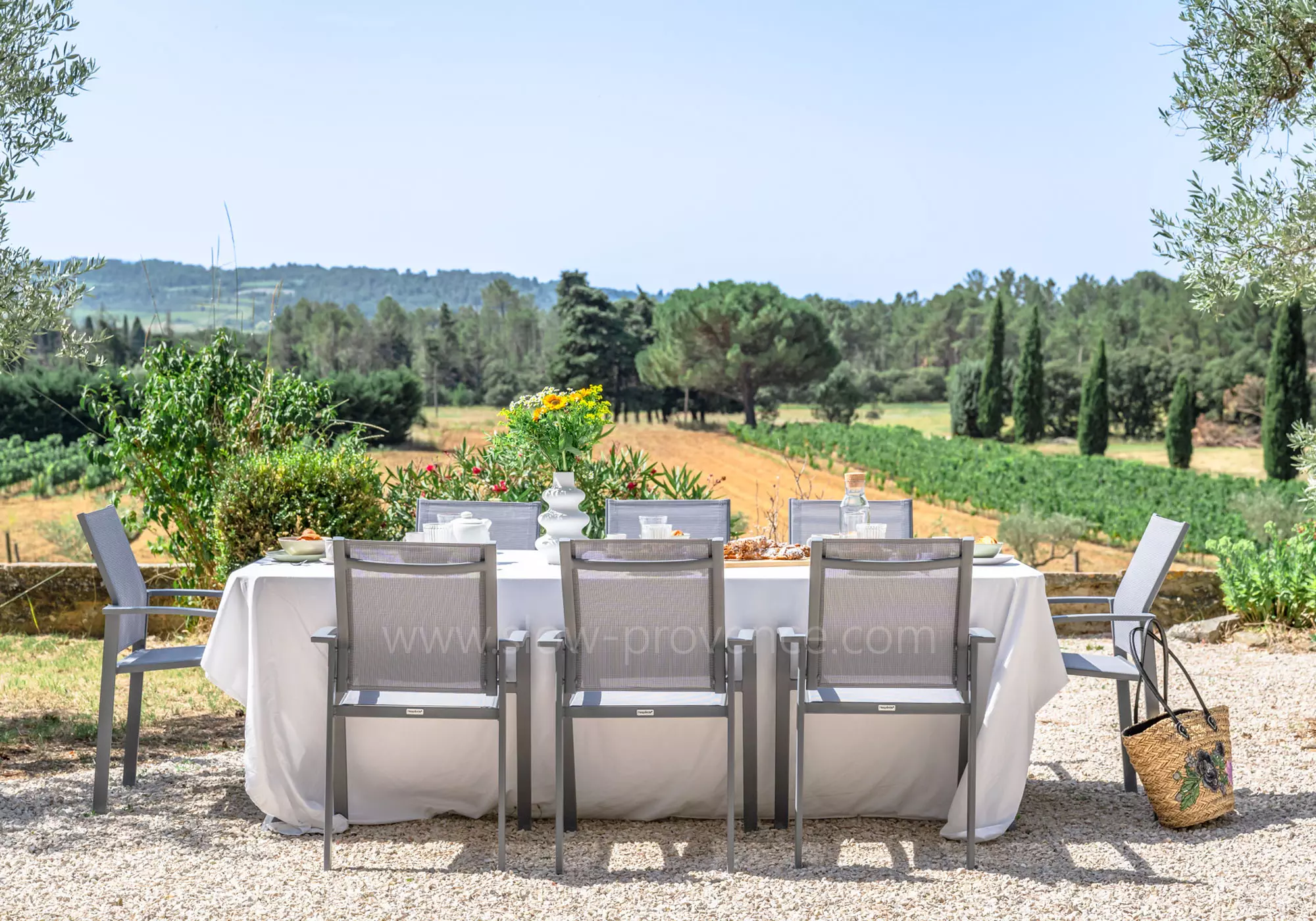 Large table with view