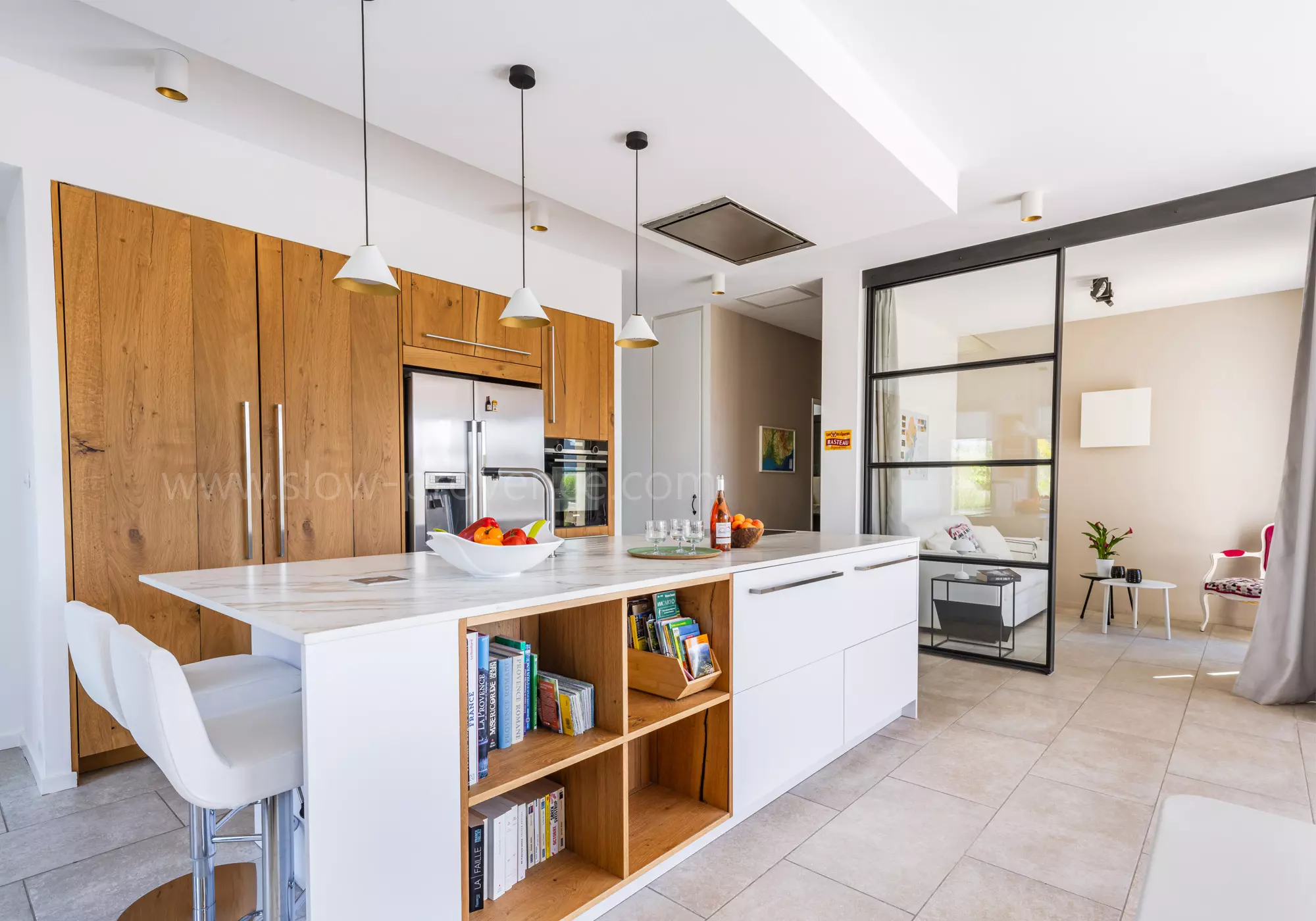 Kitchen and small TV lounge