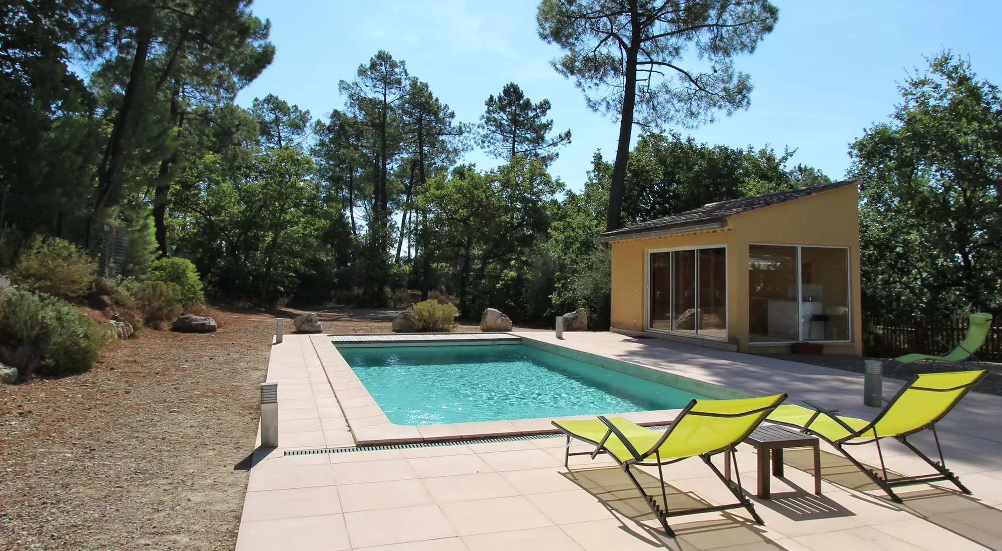 Pool secured by an electric cover