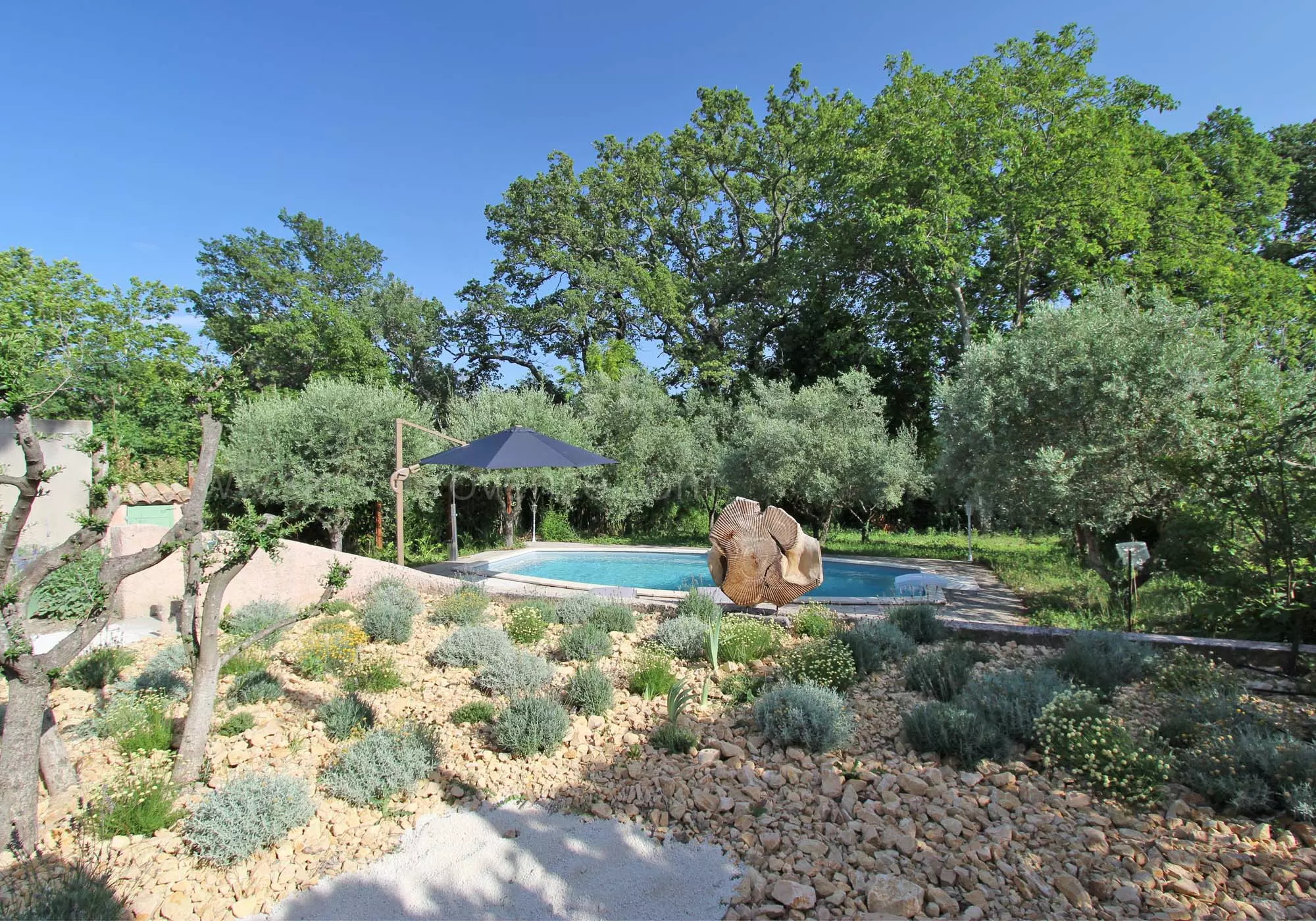 Large provencal garden