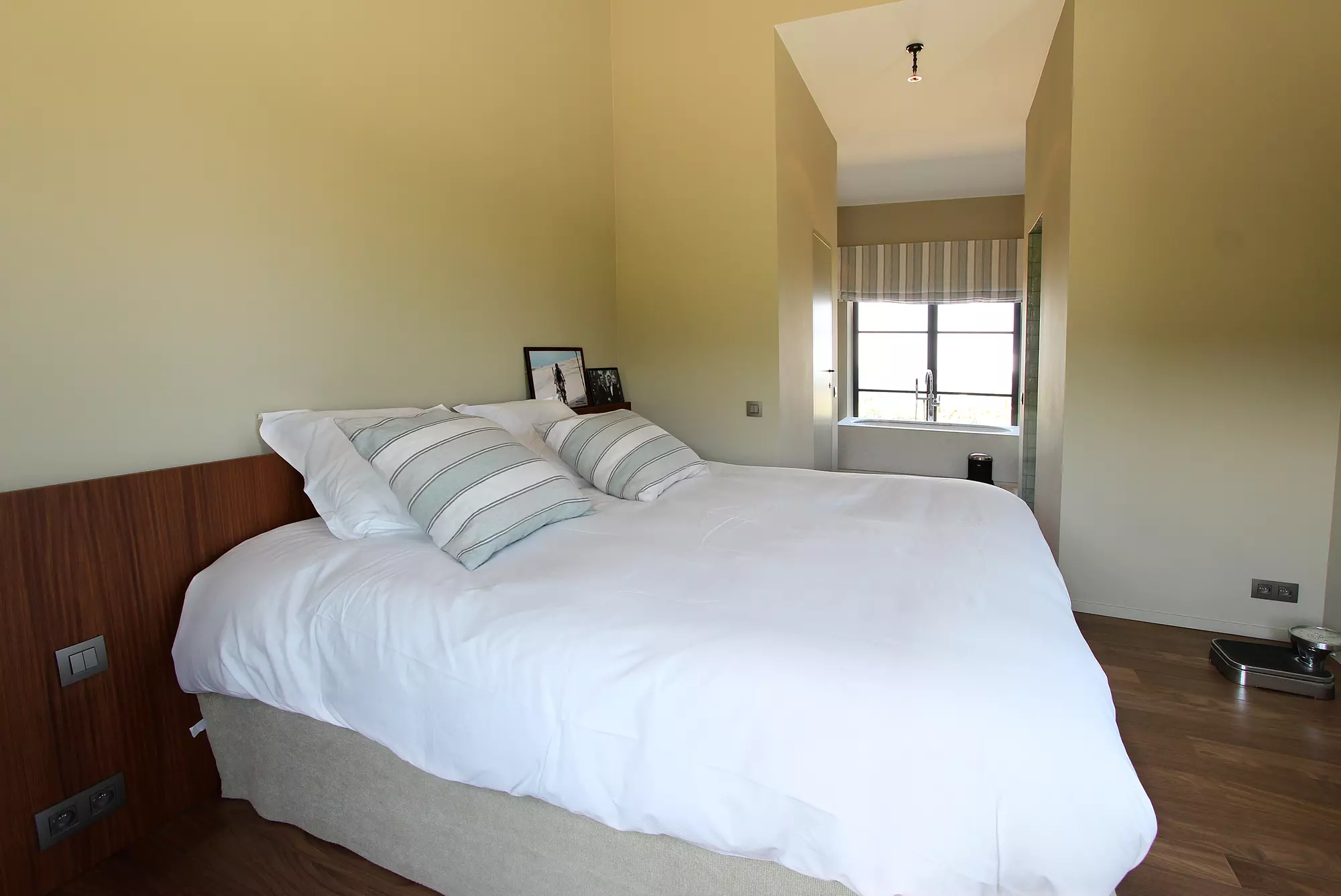 Master bedroom with ensuite bathroom