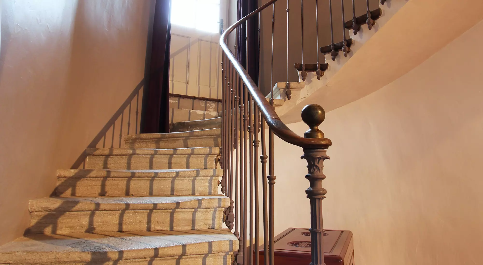 Time-worn stone steps