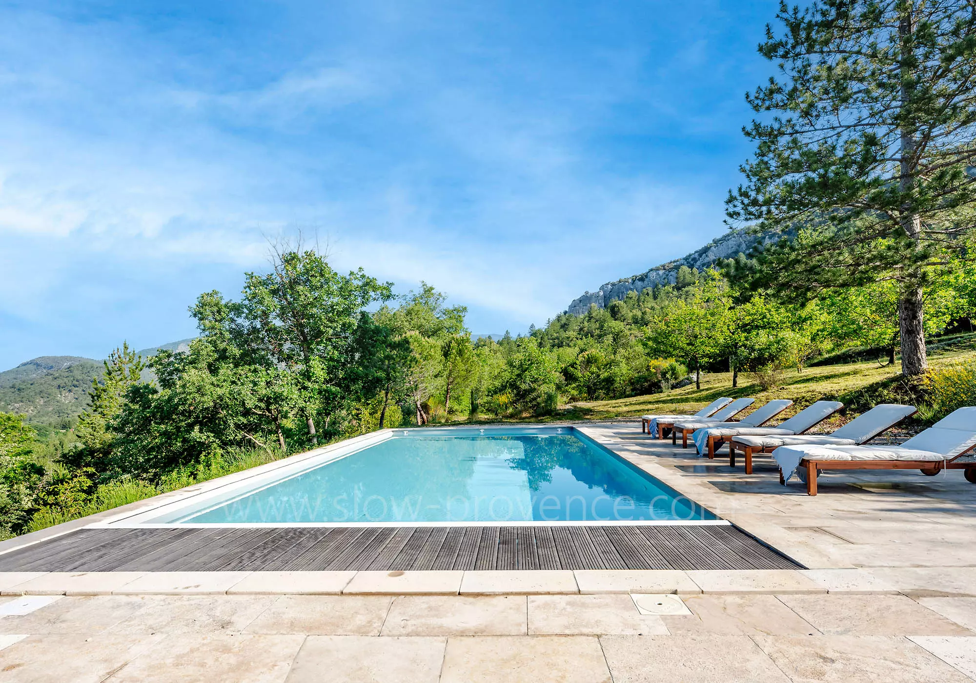 Fabulous pool surrounded by nature