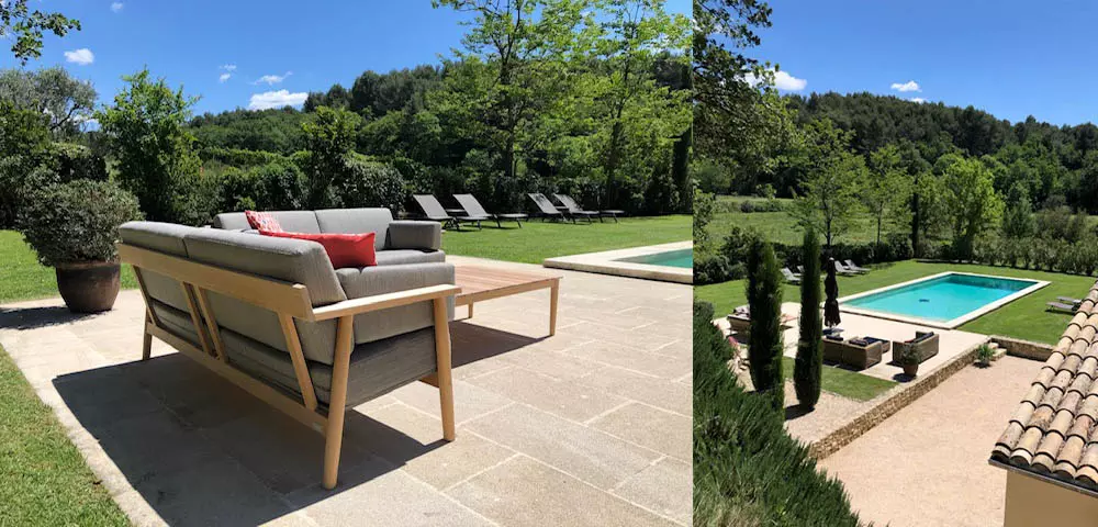 High-quality loungers and garden furniture