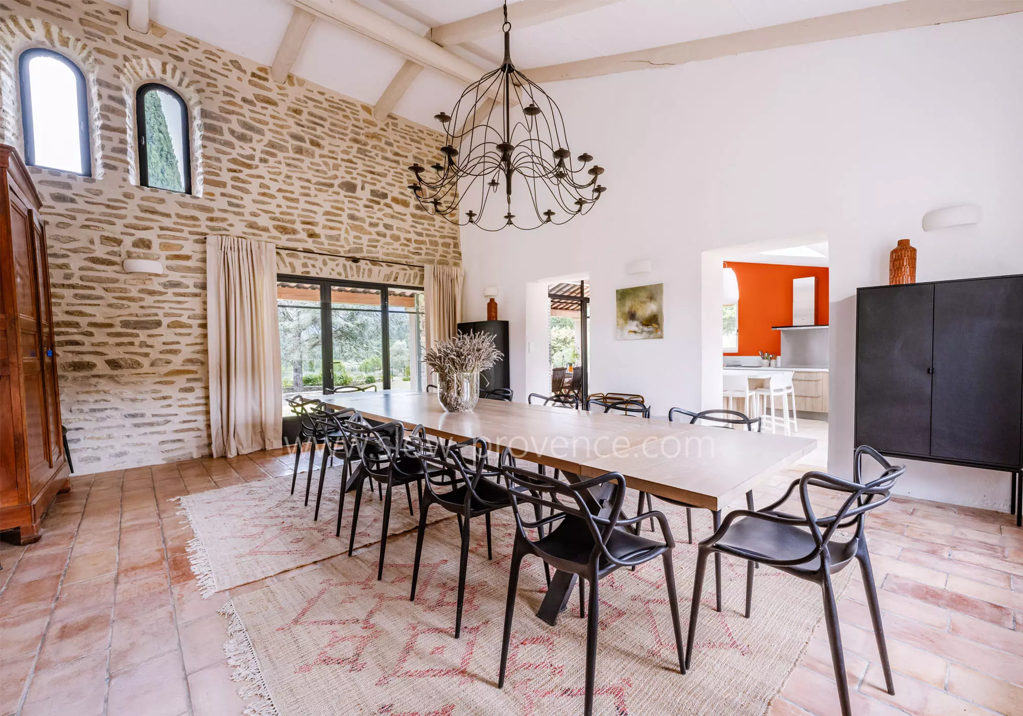 Spacious and charming dining room