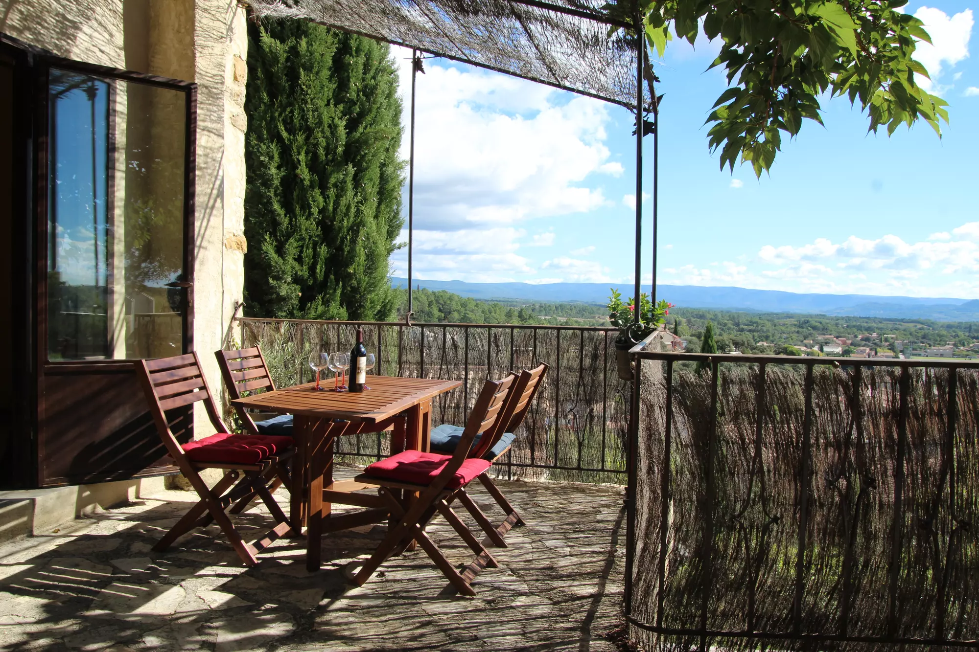 Your own garden and pool while staying in the village