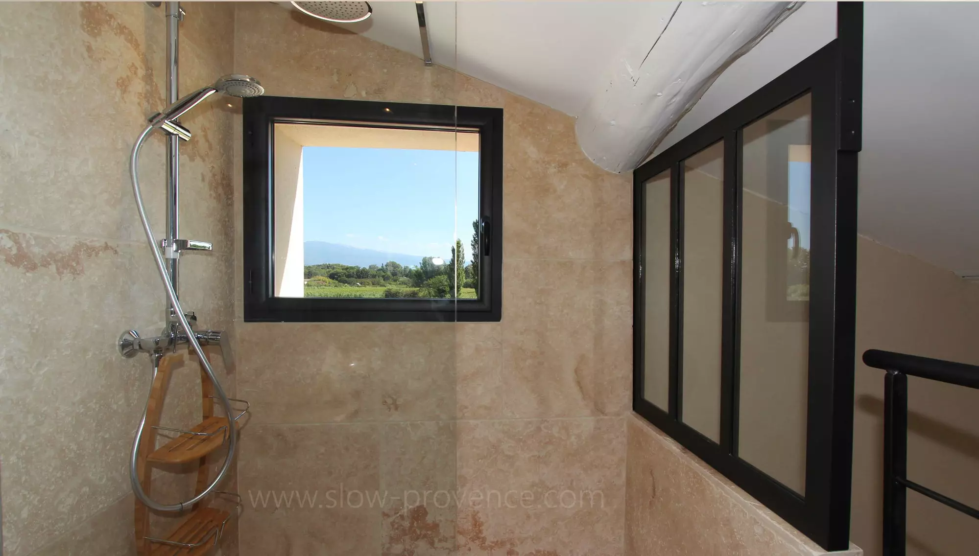 Bedroom 4's mezzanine showerroom