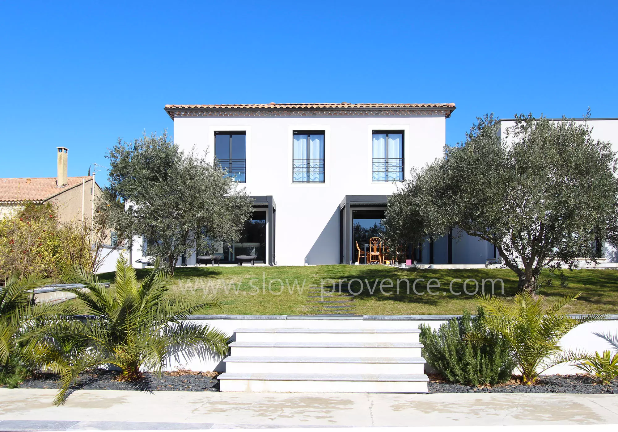 Modern villa with terrace